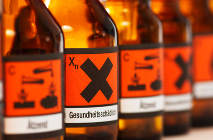 Chemikalienflaschen